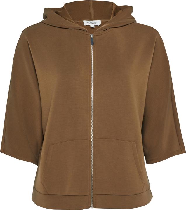 Produktbild s.Oliver Sweatjacke aus Scuba mit weitem 3/4-Arm (52)