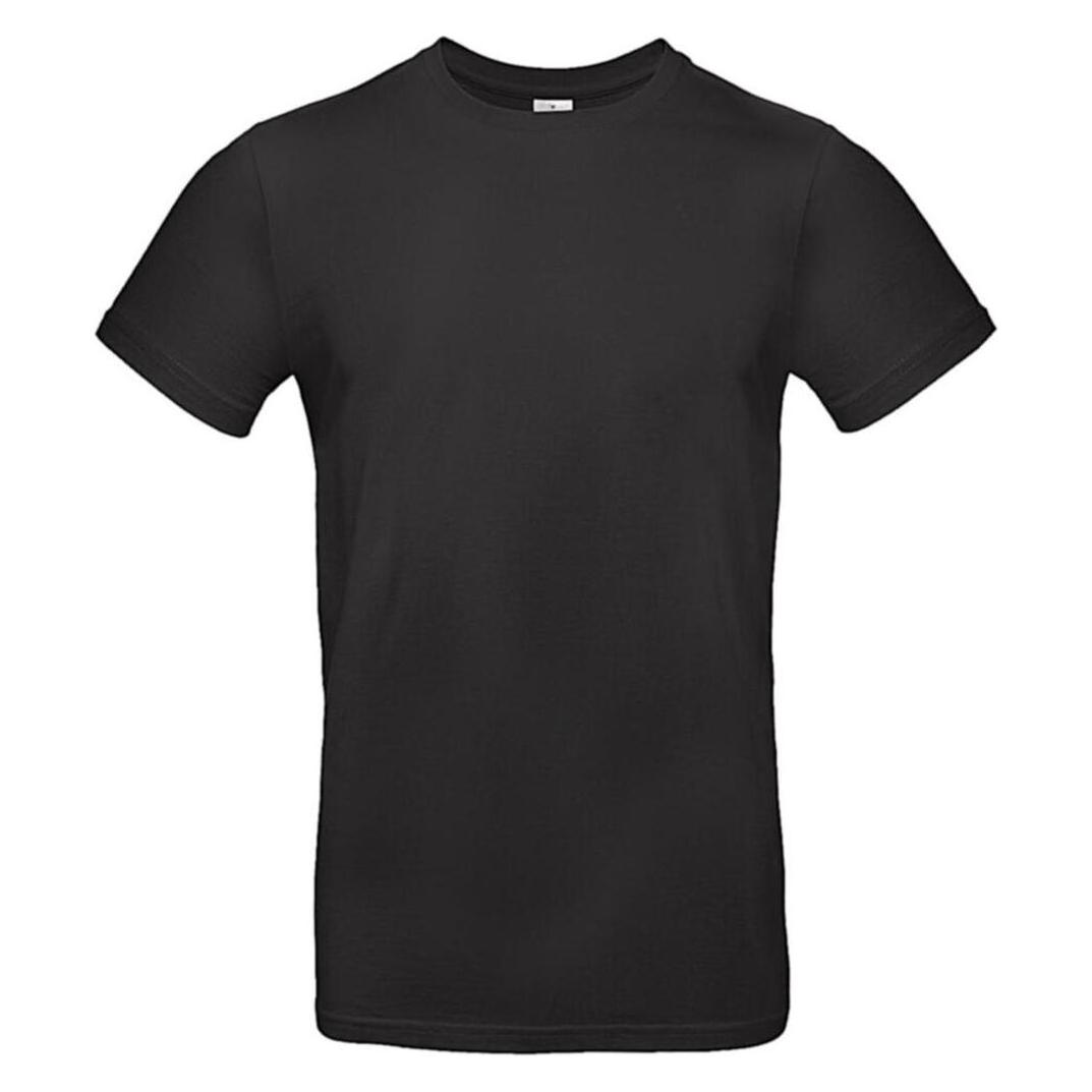 B&C, Unisex, Shirts, E190, Schwarz, Grau, (M)