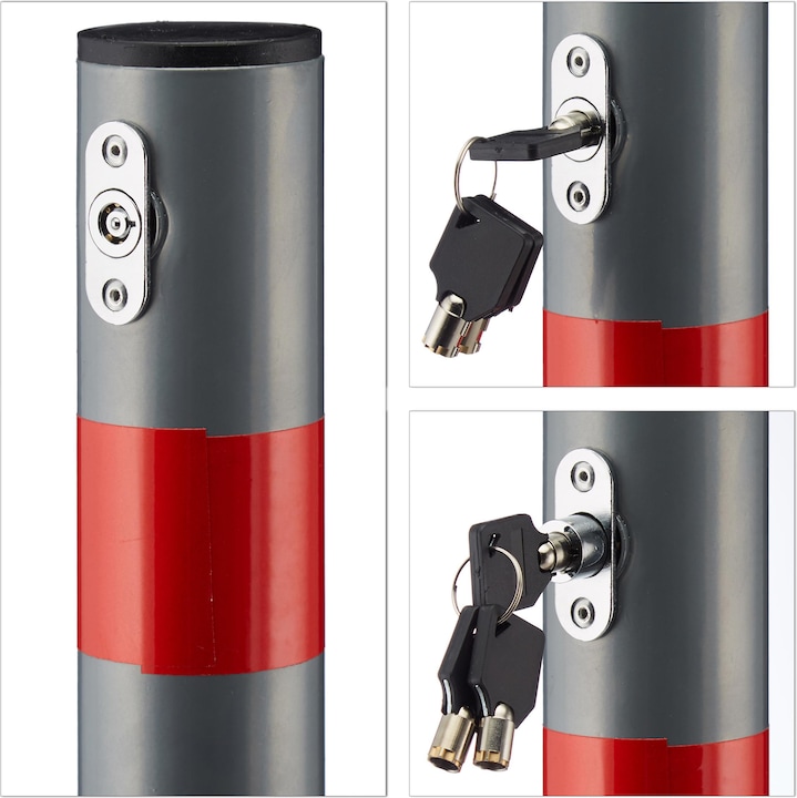 Actual product image Relaxdays Barrier posts