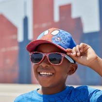 Actual product image Spidey red cap and sunglasses 2 pieces