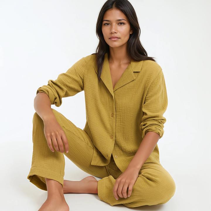 Produktbild La Redoute Collections Pyjama aus Baumwollmusselin (32)