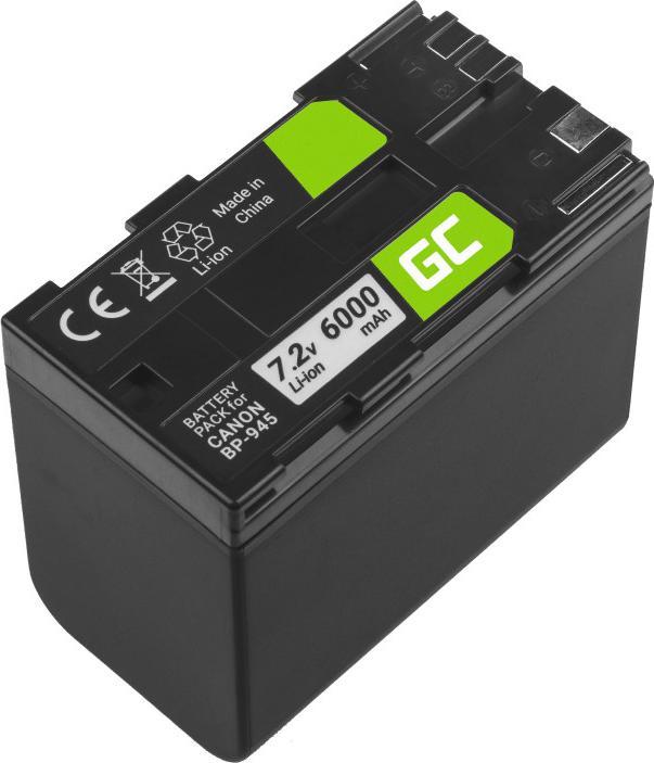 Produktbild GreenCell Camera Battery BP-80 BP-941 BP-945 for cameras Canon DM-XL1 - 7.2V - 6000 mAh (Kamera Akku)