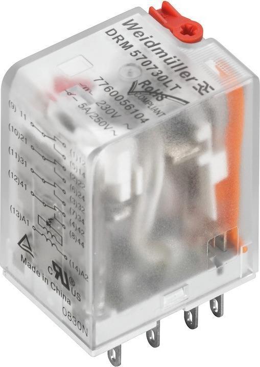 Produktbild Weidmüller Steckrelais 24 V/AC 5 A 4 Wech