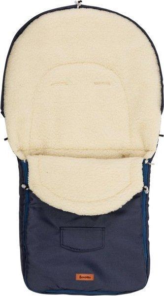 Sensillo WOL SLAAPZAK - NAVY VOOR TROLLEY (95x40)