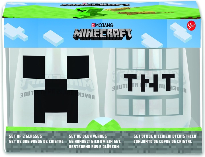 Immagine prodotto Stor Minecraft - Creeper due vetri (0.51 l, 2 x)