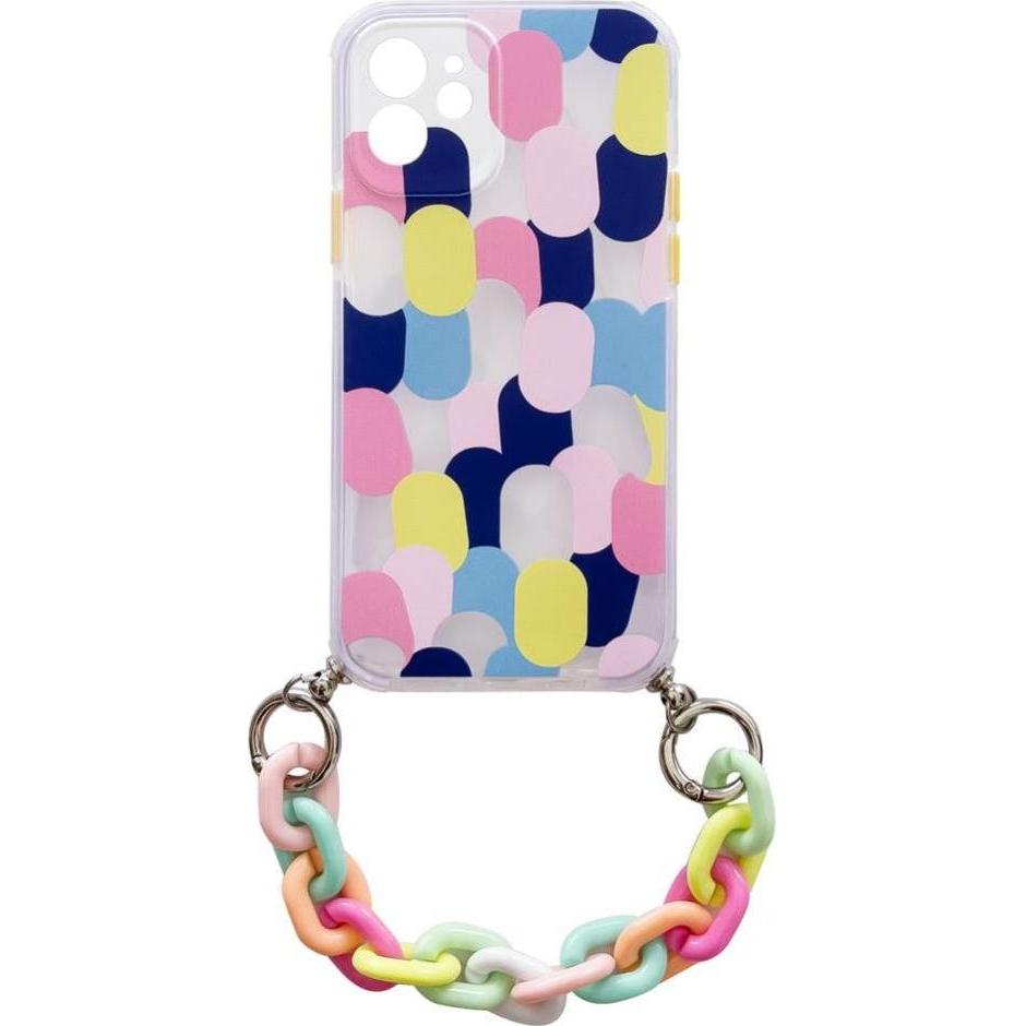 Hurtel Color Chain Case gel flexible elastic case cover with a chain pendant for iPhone 8 Plus / iPhone 7 P (Apple iPhon...