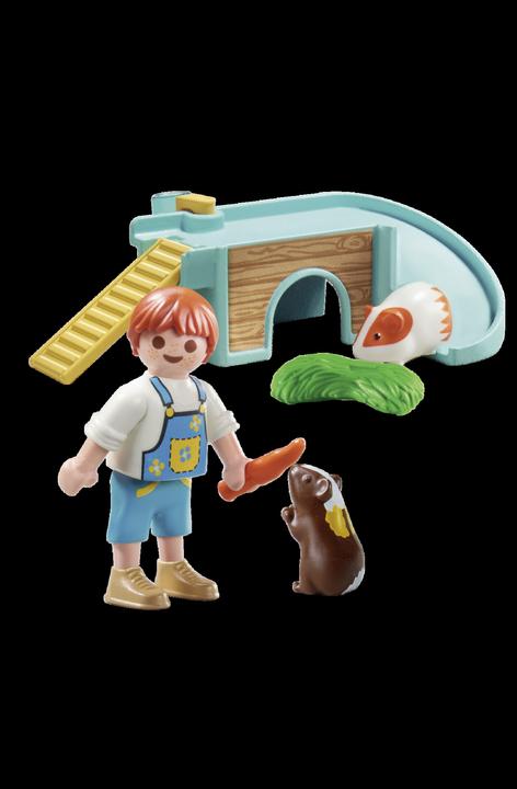 Produktbild Playmobil Junge mit Meerschweinchen (71746, Playmobil My Life)