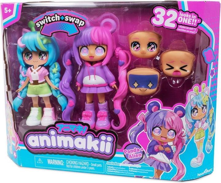Produktbild Animakii Panda / Alien Cat Doll Set
