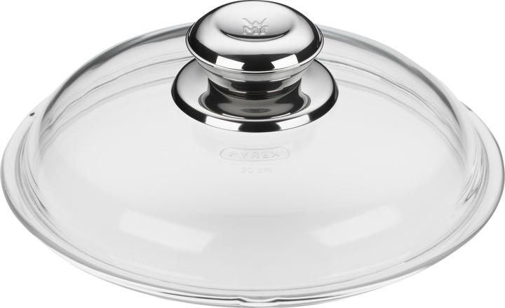 Produktbild WMF Glasdeckel Pfannendeckel 20cm Kochtopfdeckel Ersatzdeckel Metallknauf (20 cm, Metall, Glas)