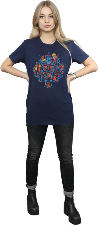Immagine prodotto Disney Coco Tree Pattern Maglietta Ampia Donna (3XL)