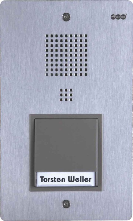 Produktbild Auerswald TFS Dialog 301 /1 Taster /Edelstahl /für Unterputzmontage/Betrieb an analoge Nebenstellen / LED B... (Drahtgebunden)