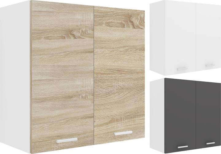 Produktbild VCM Küchenschrank Breite 60 cm Holztür Hängeschrank Küche Küchenmöbel Esilo (60 x 60 x 31 cm)