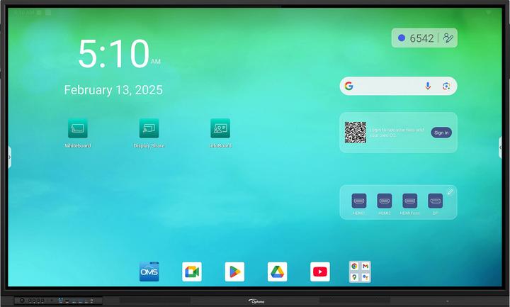 Image du produit Optoma 3753RK 75IN 4K UHD 450CD/M2 CRE (3840 x 2160 pixels, 75")