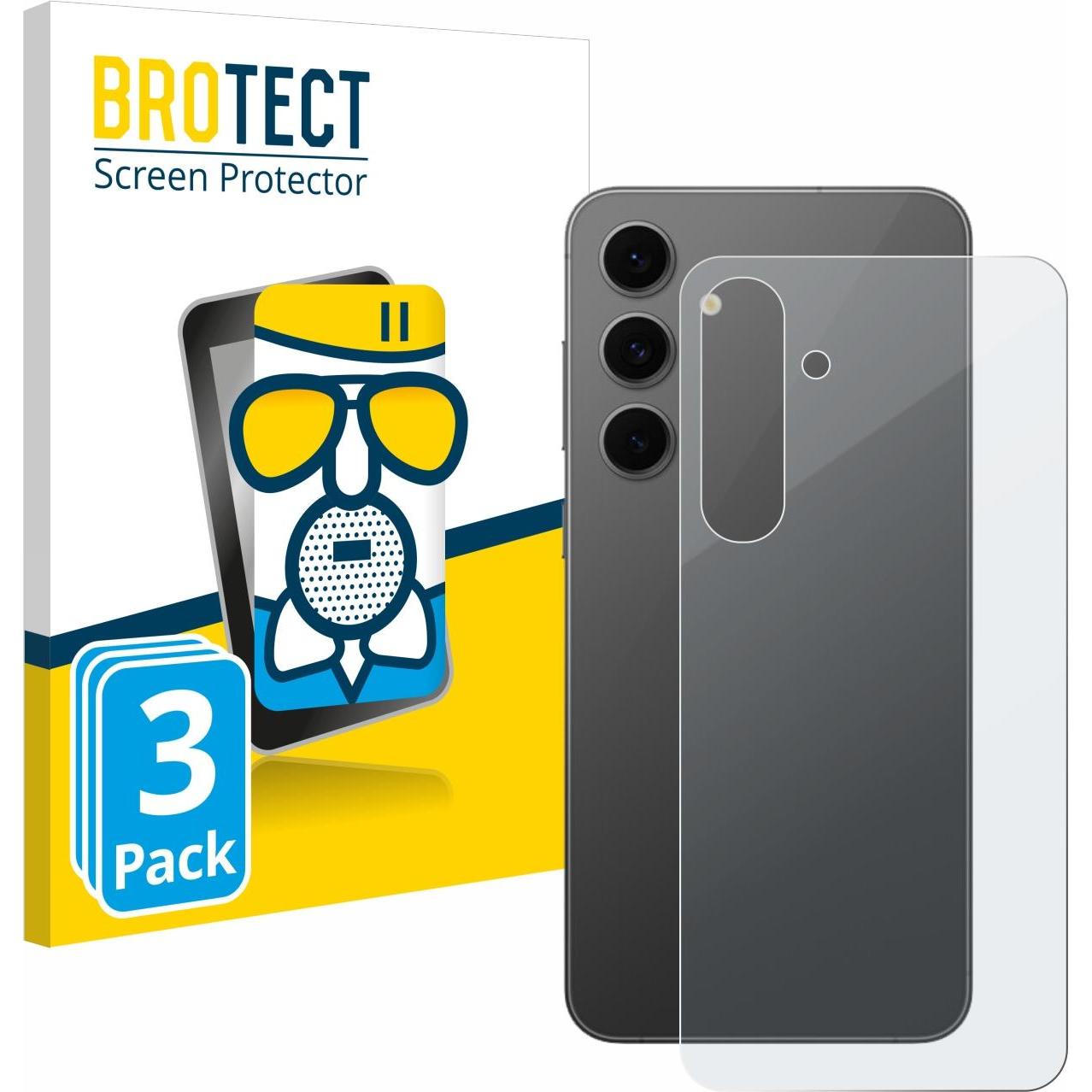 Thumbnail - BROTECT Schutzglas Schutzfolie Glas Folie Displayschutz matt (3 Stück, Samsung Galaxy S21), Smartphone Schutzfolie, Grau
