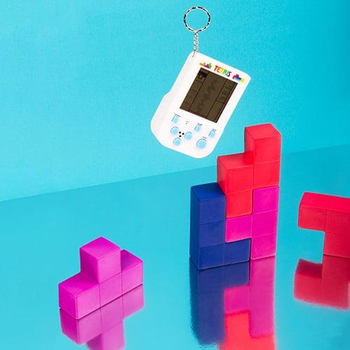 Produktbild Fizz Creations Tetris Mini Retro Handheld Videospiel-Schlüsselanhänger