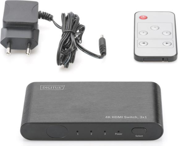 Image du produit Digitus Commutateur UHD HDMI, 3x1