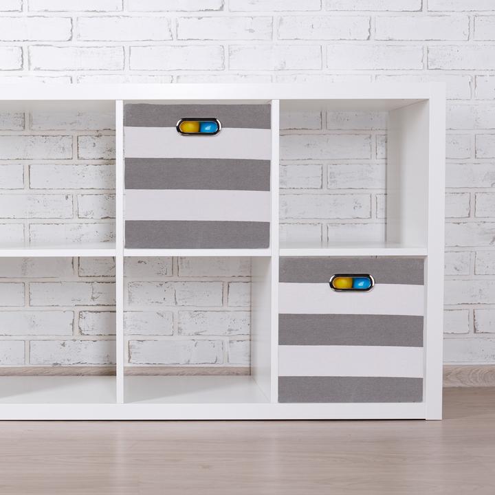 Immagine prodotto Relaxdays 2x scatola portaoggetti (30,5 x 30 x 30,5 cm, 26.50 l)