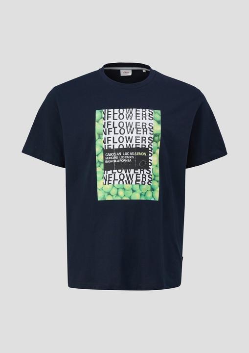 Produktbild s.Oliver T-Shirt Jerseyshirt mit Artwork (XXL)