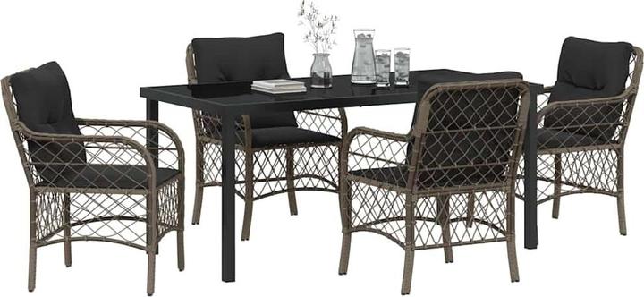 Actual product image vidaXL Garden dining set (160 x 80 x 73 cm)