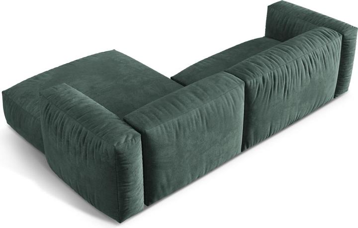 Image du produit Micadoni Canapé D'Angle Droit Modulaire, "Martina", 2 Places, 283x176x75 Fabriqué en Europe (Canapé modulaire, Canapé d'angle)
