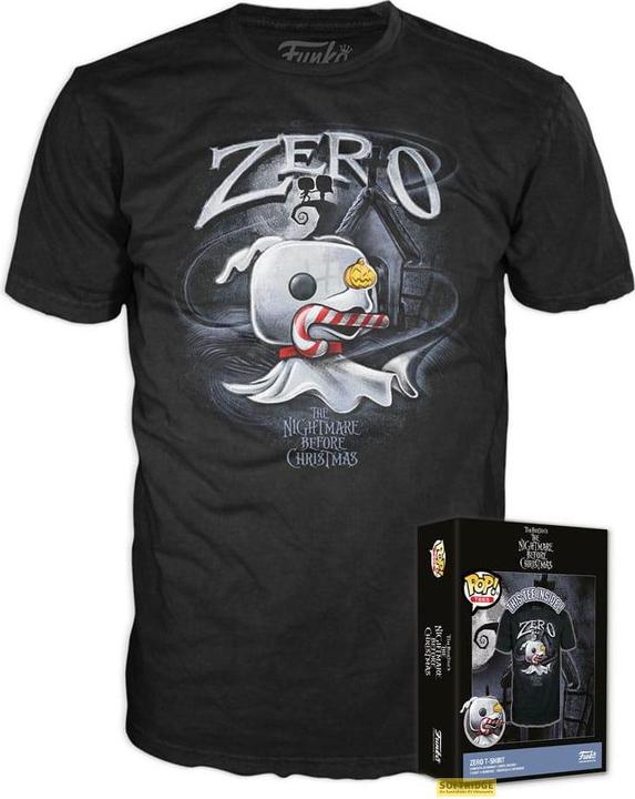 Funko Nightmare Before Christmas Boxed Tee T-Shirt Zero w/Cane Size L (L)