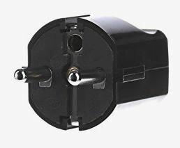 Actual product image Bachmann 9.170 Schuko Electrical Mains Plug (CEE 7/7)