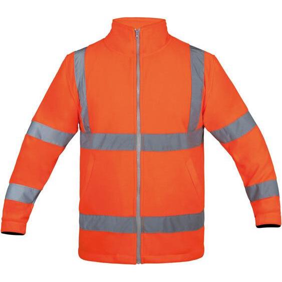 Korntex, Arbeitsjacke, Hi-Vis Fleece Jacke (XXL)