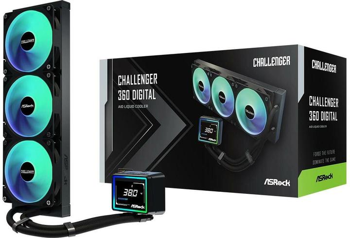 Produktbild AsRock CPC Challenger 360 Digital ARGB Black