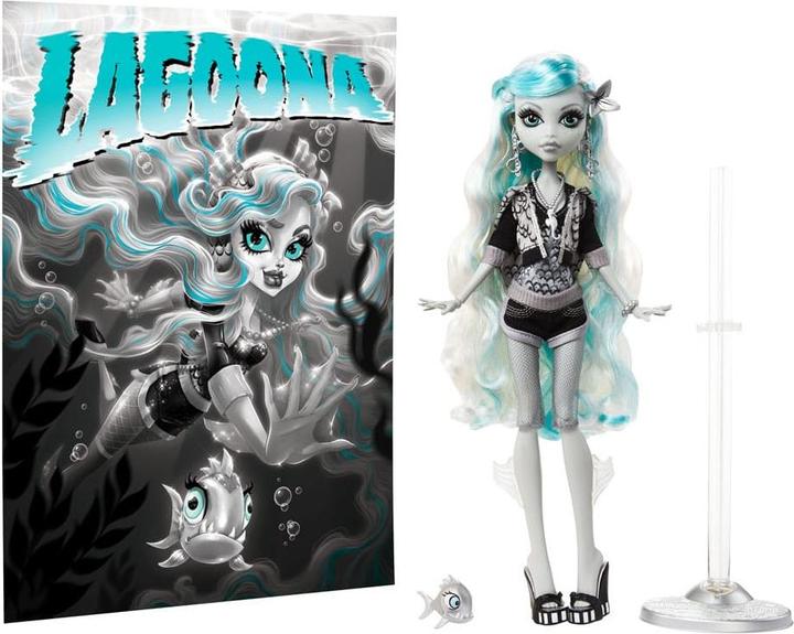 Actual product image Monster High B&W Lagoona Puppe