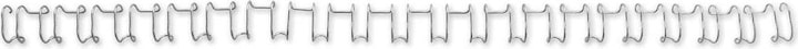Actual product image GBC Binding wire, 14 mm, 21 rings, silver