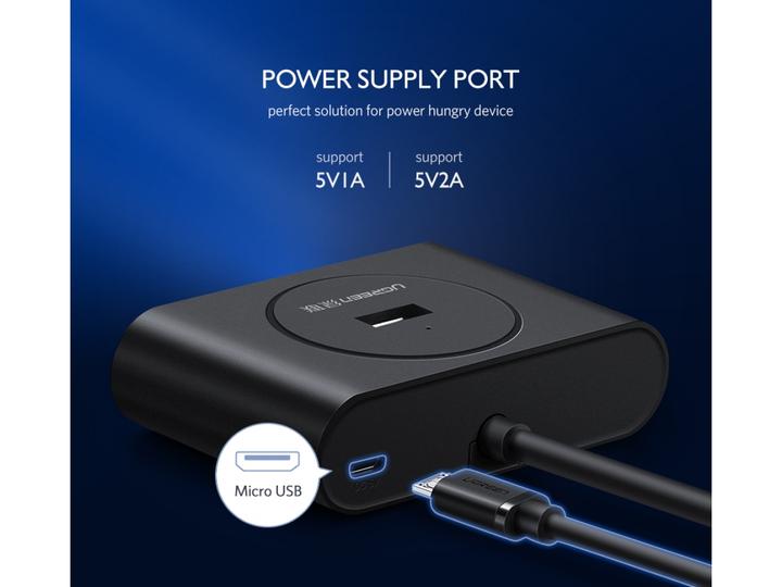 Immagine prodotto Ugreen Hub USB a 4 porte con 4 porte USB 3.0 (USB-A, 4 porte)