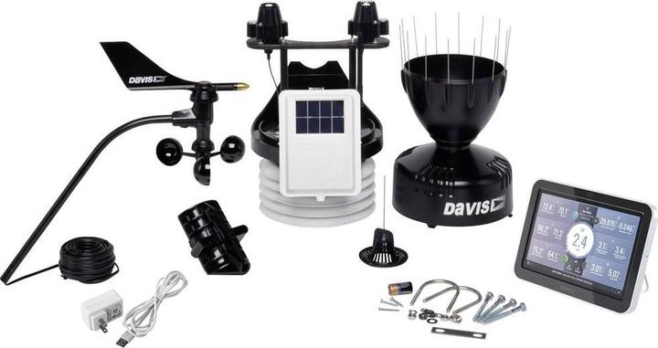 Actual product image Davis Vantage Pro 2 Plus 6262 EU Wireless Weather Station Wind Rain UV Solar