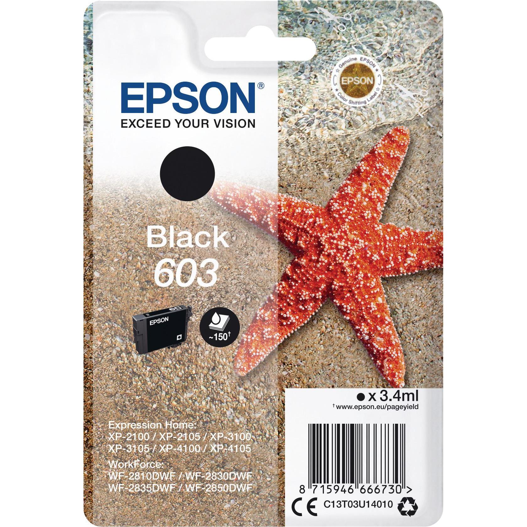 Epson, Druckerpatrone, 603 (BK)