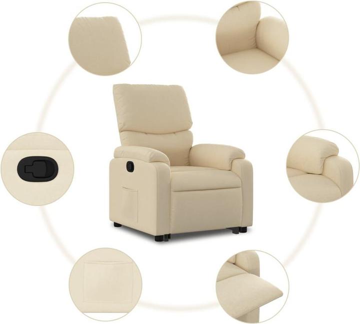 Image du produit vidaXL Relaxsessel mit Aufstehhilfe
