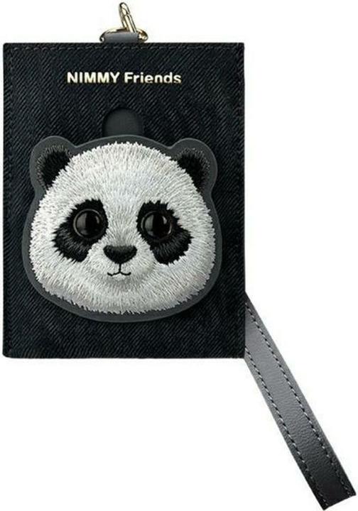 iLike Nimmy card wallet black Glasses Panda