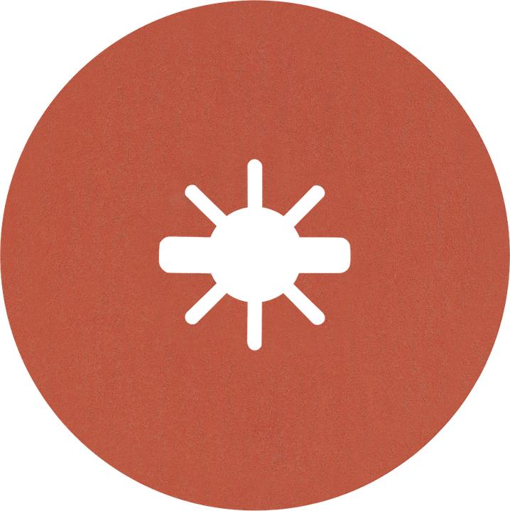 Actual product image Bosch Professional Zubehör EXPERT R782 Prisma Ceramic X-LOCK fibre disc, 115 mm, 22.23 mm, G 120 (120)