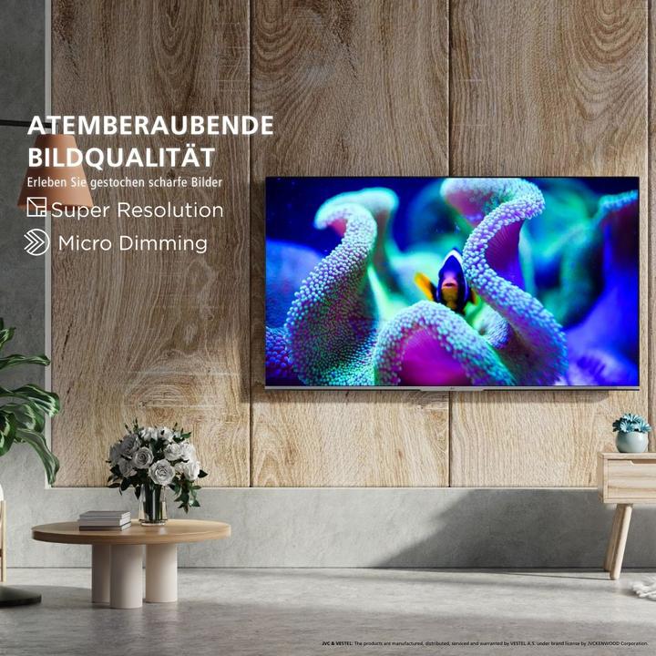 Produktbild JVC QLED TV 40 Zoll Fernseher Full HD Android TV (HDR Smart TV, Triple-Tuner) LT-40VQF545A (40", QLED, Full HD, 2024)