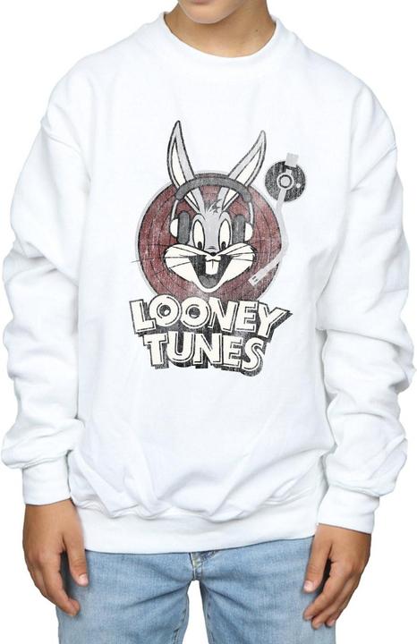 Immagine prodotto Looney Tunes Felpa Bugs Bunny Cerchio Logo Ragazzi (152, 158)