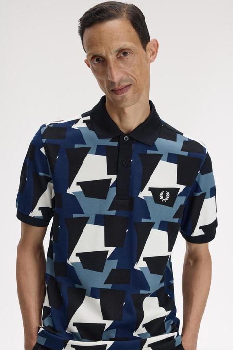 Actual product image Fred Perry Printed Polo (M)