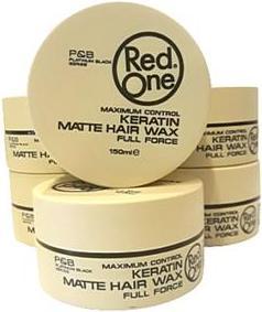 RedOne Red One Hair Styling Wax Enriched with Keratin Matte Effect 150ml (Haargel, 150 ml)