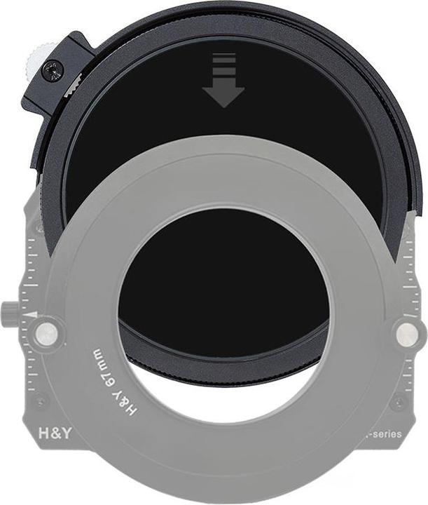 Actual product image H&Y HD ND16 + CPL plug-in filter set 95mm (95 mm, Neutral density filter)