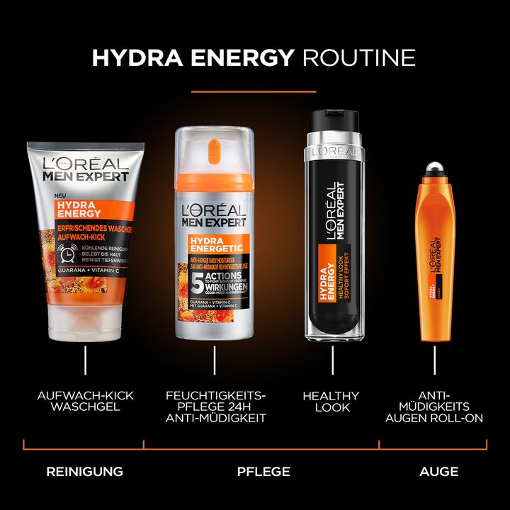 Actual product image L'Oréal Paris Hydra Energy Wake-up Kick cleansing gel 100 ml (Gel, 100 ml)