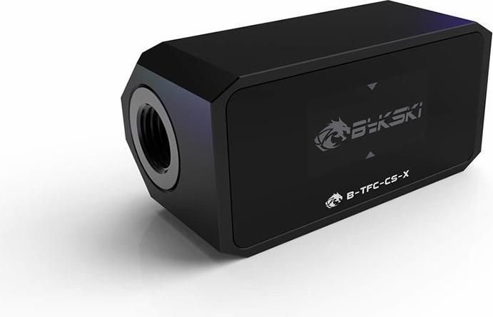 Image du produit Bykski B-TFC-CS-X Débitmètre numérique avec écran OLED - Noir