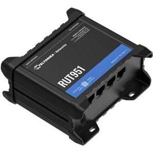 Teltonika NETWORKS RUT951 DUAL SIM 4G/LTE/3G/2G WiFi router, Router, Nero