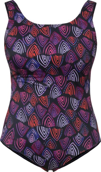 Image du produit Ulla Popken Maillot de bain sans bonnets souples, bande sous la poitrine et fronces (58)