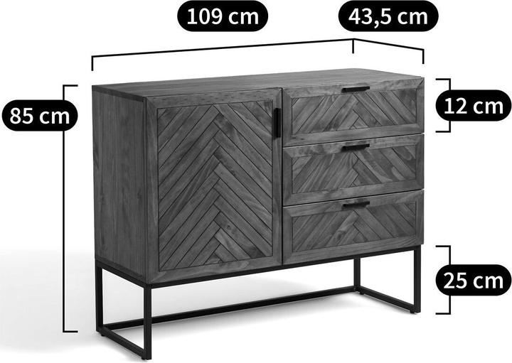 Image du produit La Redoute Interieurs Nottingham (109 x 43.50 x 85 cm)