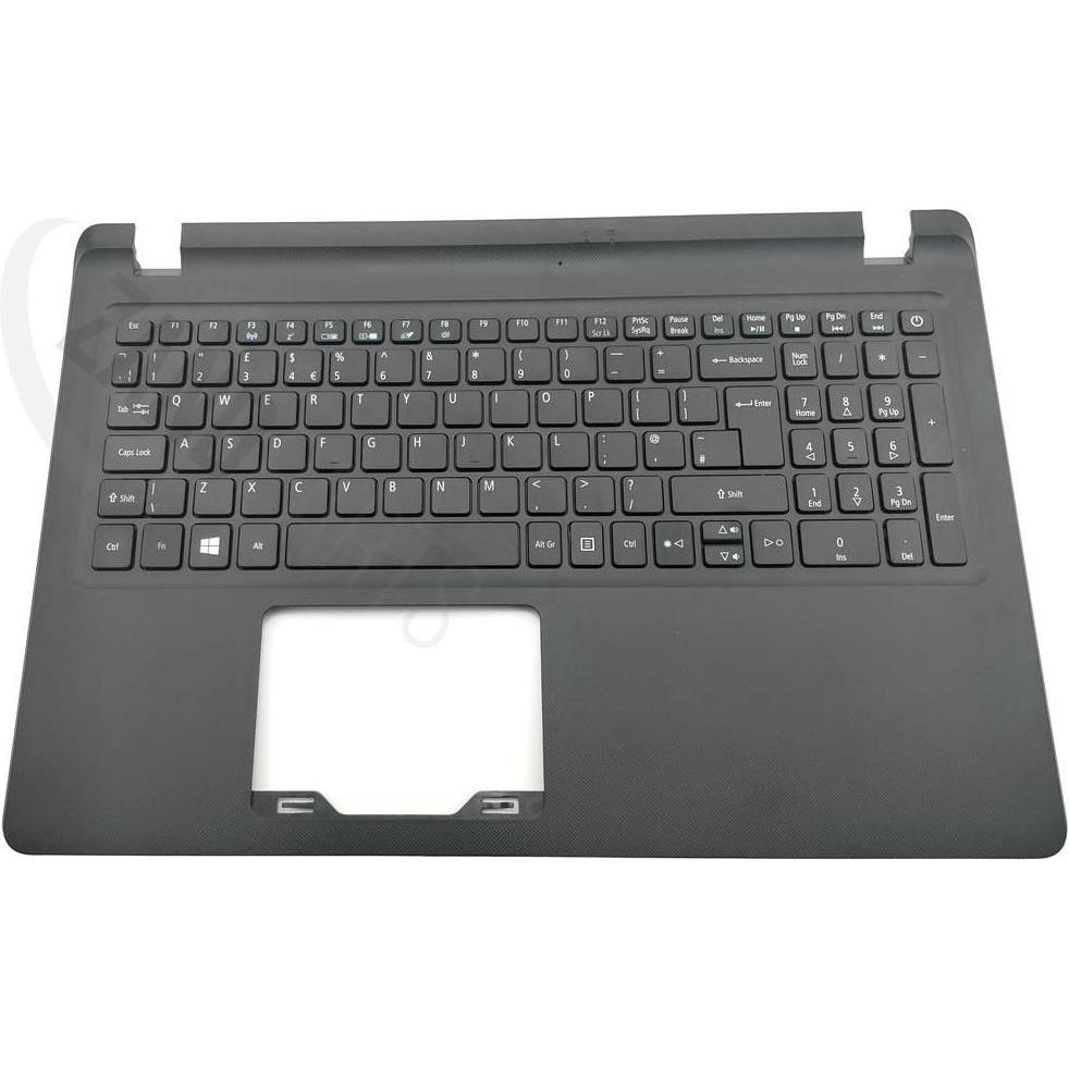 Acer Keyboard (UK-ENGLISH) & Upper Cover (BLACK), Notebook Ersatzteile, Schwarz