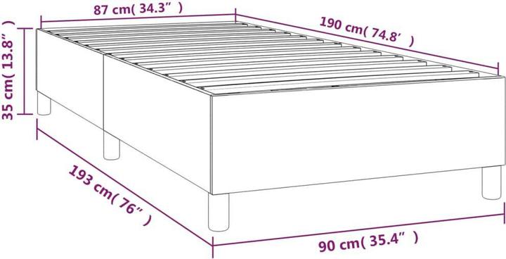 Image du produit VidaXL Eulalia (90 x 190 cm)