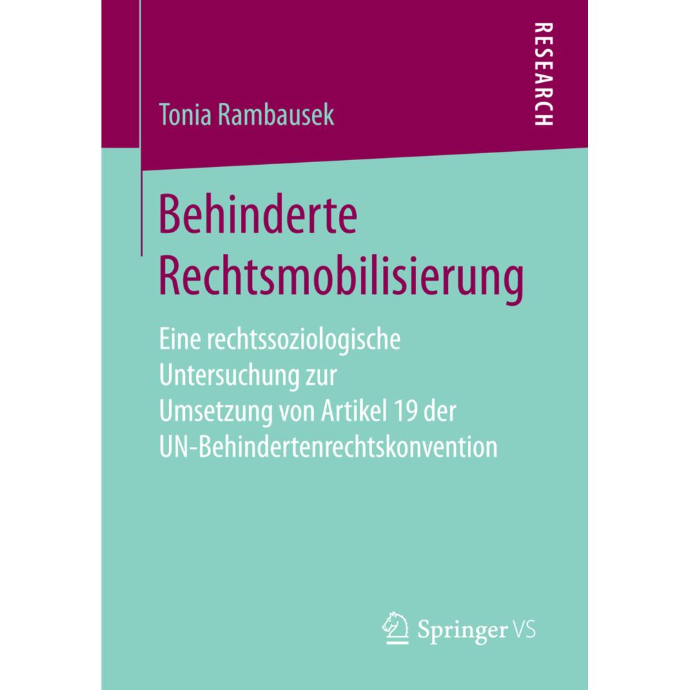 Behinderte Rechtsmobilisierung, Fachbücher von Tonia Rambausek