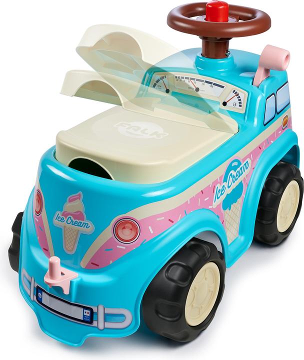 Produktbild Falk Loopauto Ijscoman Loopwagen Mini Van met accessoires 1-3 jaar (2009947)